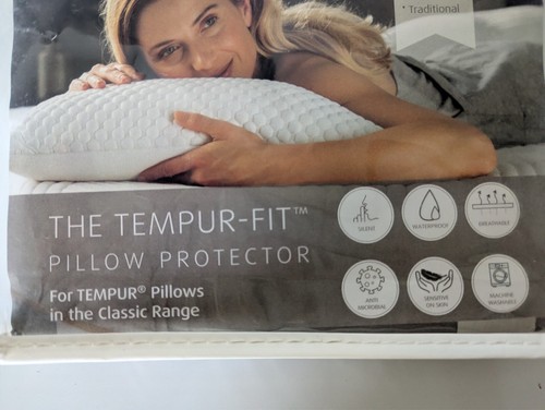 Geniune TEMPUR Fit Pillow Case Protector for CLASSIC Tempur Sleep 74cm Cover $99 - Picture 2 of 6