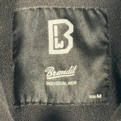 Brandit Windbreaker Hoodie Sweatshirt Mens Medium Gray Camo Outdoor Outerwear - Picture 10 of 13