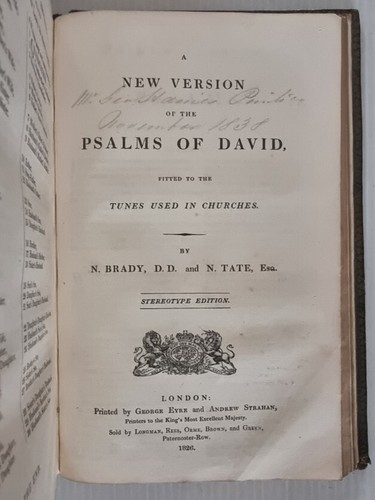 c.1826 / The Book of Common Prayer / Psalms of David / Bible Int. / Handsome! - Picture 19 of 22
