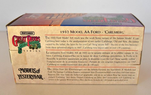 Matchbox Models of Yesteryear YGB05 1932 model AA Ford Carlsberg BEER NEW! - Picture 6 of 6
