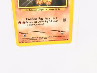 Vulpix 1995 Poke'mon Card | eBay