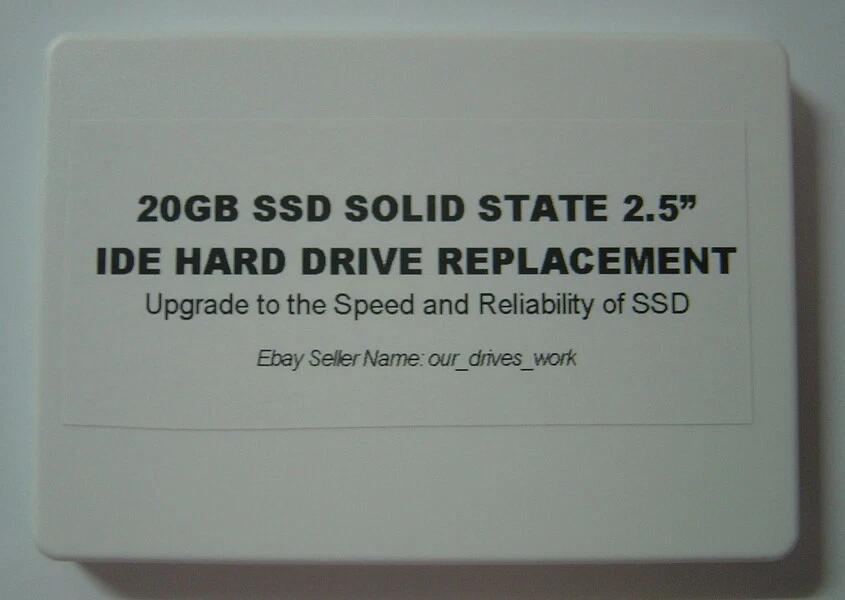 Replace Worn Out DK23EB-20 with this 20GB Fast Reliable SSD 2.5" 44PIN IDE Drive - Image 2 of 3