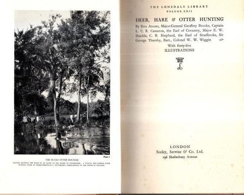 Deer, Hare & Otter Hunting (LonsdaleLibrary) : Many Authorities - Imagen 2 de 2