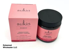 SUKIN Australian Natural Rosehip Enriching Night Cream Paraben Free 4.06oz