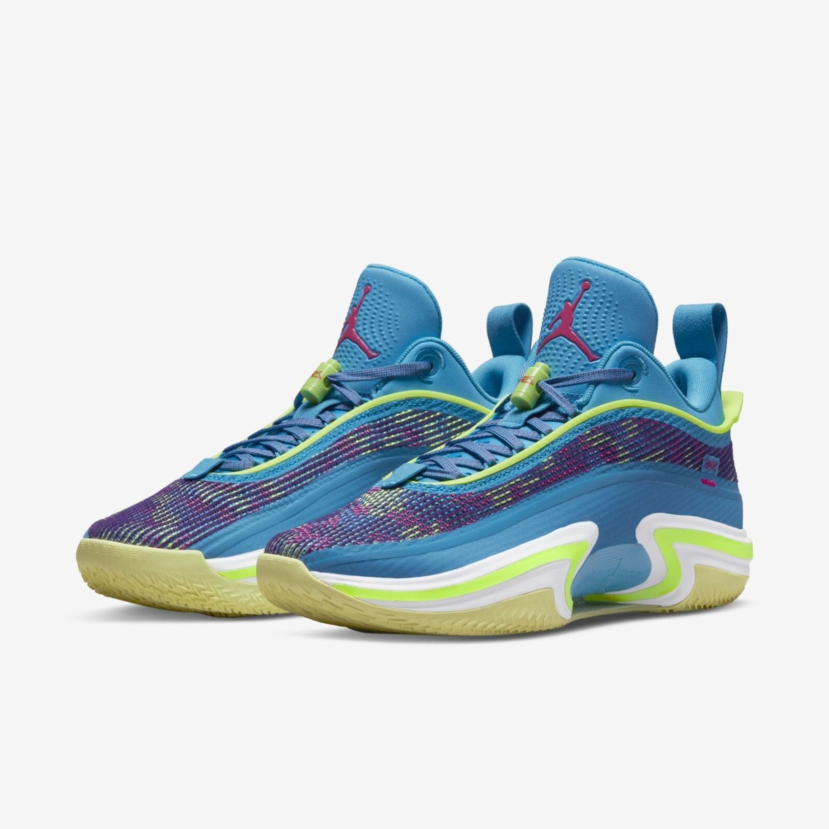 シューズ(男性用) AIR JORDAN XXXVI LOW LUKA PF LASER 28cm Size 11 - Luka Doncic x Air Jordan 36 PF Low Laser Blue for