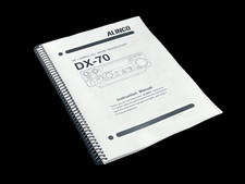 Alinco DX-70 Transceiver Instruction Manual 103 Pages Operating Guide Coil Bound