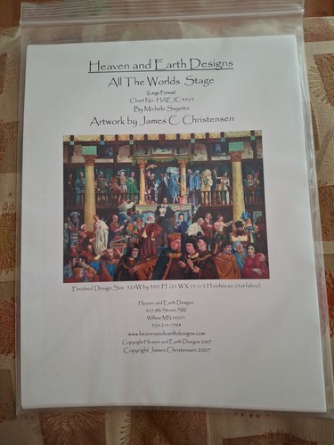 heaven and earth designs all the worlds stage Cross Stitch Pattern