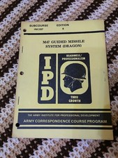 M47 GUIDED MISSILESYSTEM (DRAGON) Manual