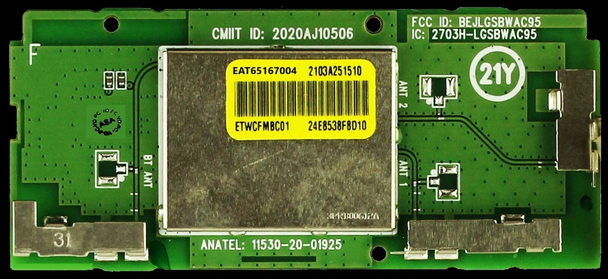 Câble Module Wi-Fi Pour Carte Mère LG 55UB8300-UG – Neuf, Jamais Utilisé