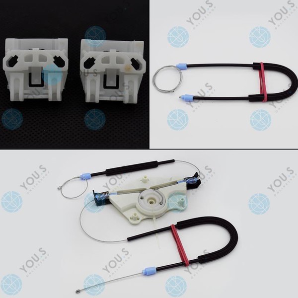 FüR VW Bora Golf IV Fensterheber Reparatursatz Seilzug Vorne Rechts - 1JM898462-image