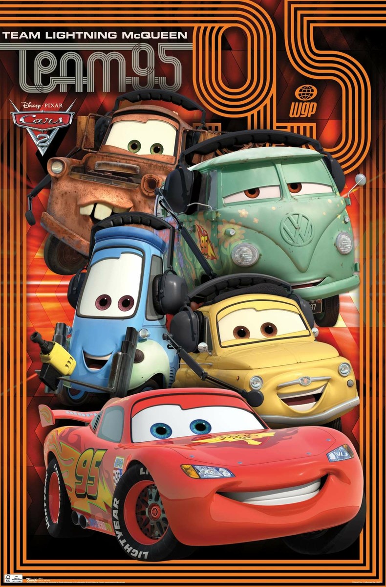 Disney Pixar Cars 2 - Pit Crew Poster | eBay