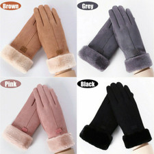 Women Ladies Winter Glove Warm Soft Mitten Fleece Lined Thermal Gloves