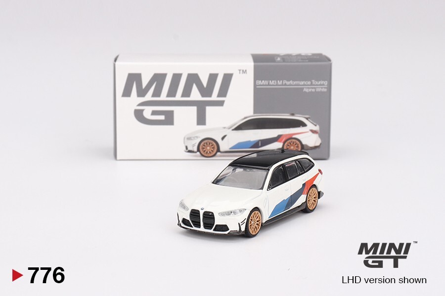 Mini GT BMW M3 M Perfromance Touring Alpine White #776 ~ 1