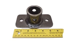 BOLT ON JACK MOUNTING TUBE / SPUD - METAL SWIVEL MOUNT - TRAILER JACK REPLACMENT