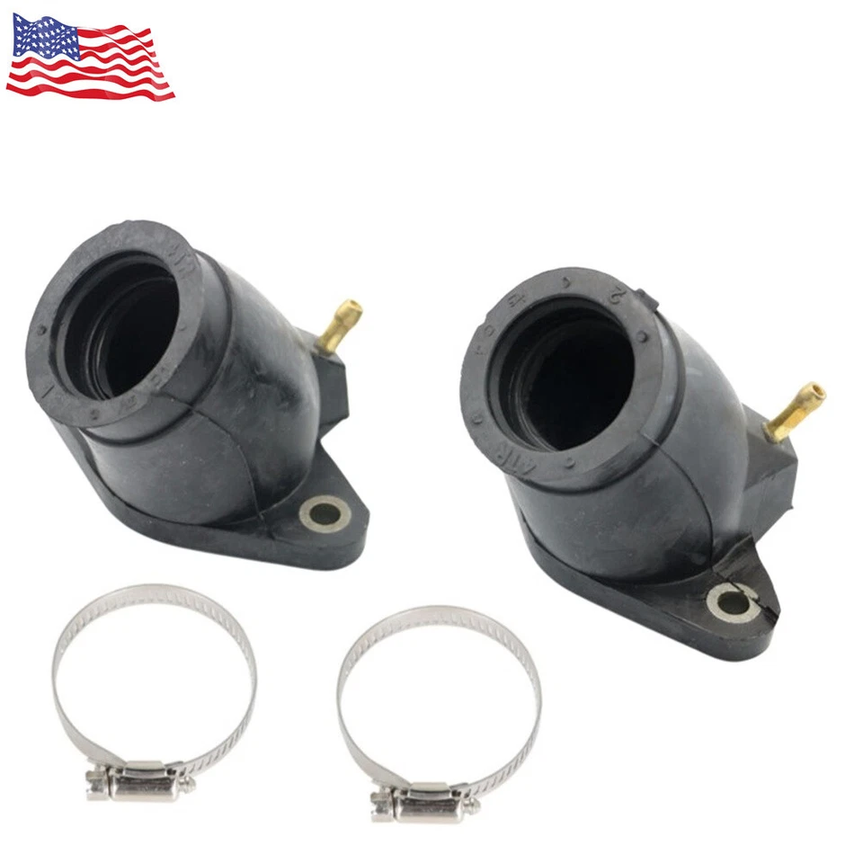 Botas colectores de admisión de carburador 2 piezas para Yamaha V Star 650 XVS650 personalizadas 98-17 Foto 3 de 4