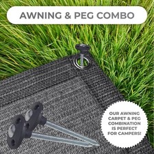 Breathable Floor Carpet with Pegs Groundsheet Matting Mat Tent Gazebo Canopy