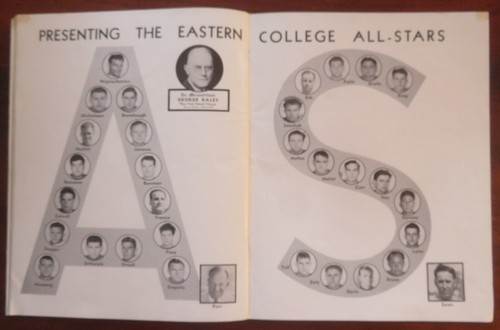 1938 New York Giants Vs. College All Stars NFL Program EX tight NFL Champions - 第 4/5 張圖片