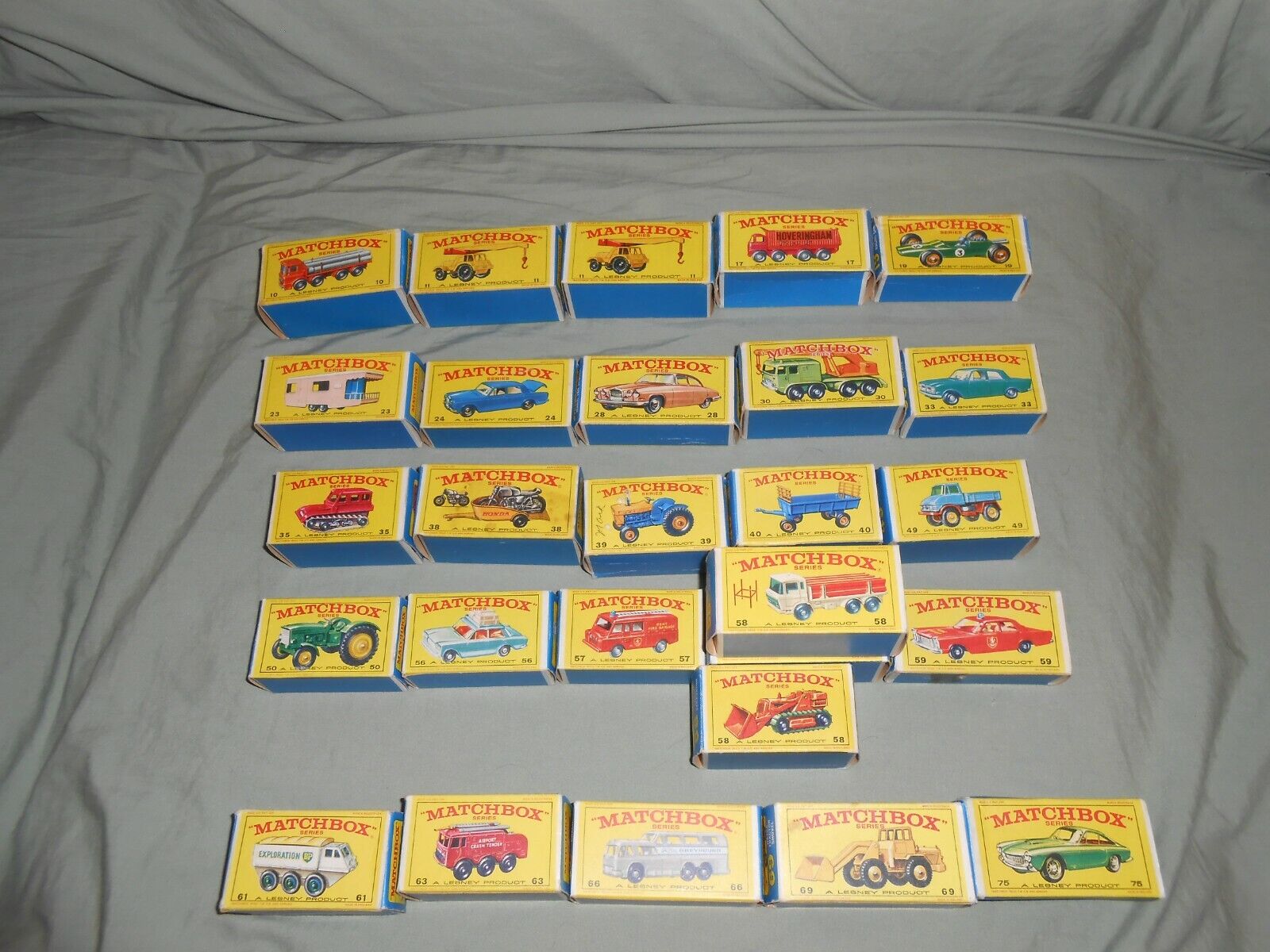 27- Matchbox Lesney Car Vehicles with Boxes