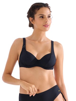 Lisca Palma 040790 Bikini Top mit Bügel Gr. 38-44 B-F in black