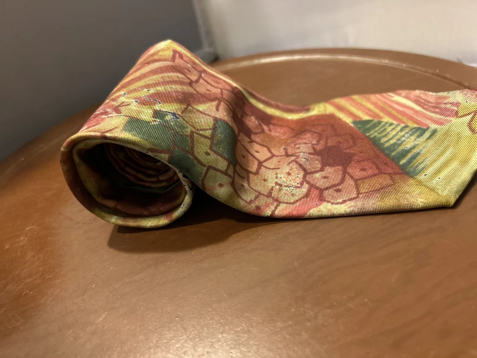 Corbata de seda abstracta Harve Benard - clásica para hombre Foto 4 de 4