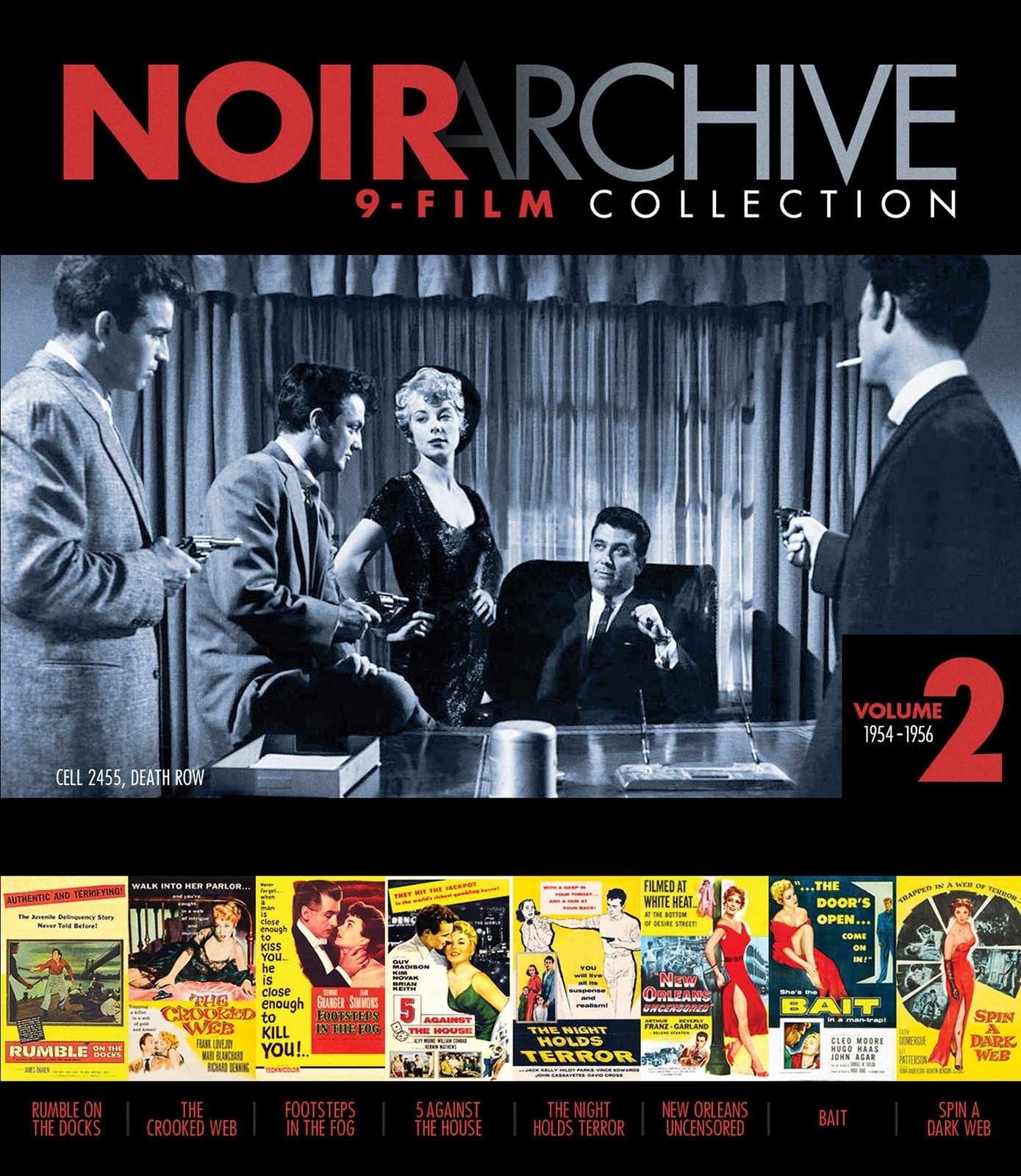 Noir Archive Volume 2: 1954-1956 (9-film Collection) (Blu-ray) Frank Lovejoy