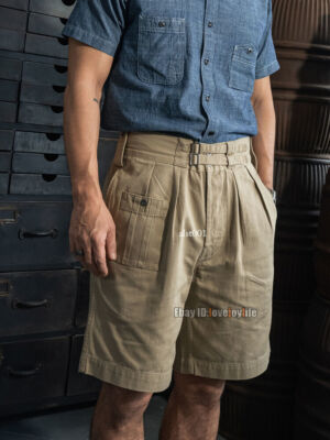F*U様 イギリス軍 40s〜 WAR AID 1941 Gurkha Shor NON STOCK 1941 Pattern Gurkha Shorts UK Army Khaki Drill Combat