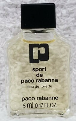 Paco Rabanne SPORT DE PACO RABANNE Eau De Toilette EDT Men .17 oz