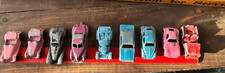 9 - Vintage Metal Cars 6-Tootsietoys 3-Unknown 