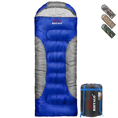 Adult Winter Cold Weather Sleeping Bag w. Comp Sack - 0 degree Waterproof 4S