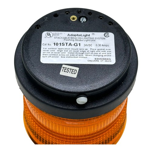 Edwards Signaling 101STA-G1 24VDC 0.3A Color = Amber - Picture 2 of 4