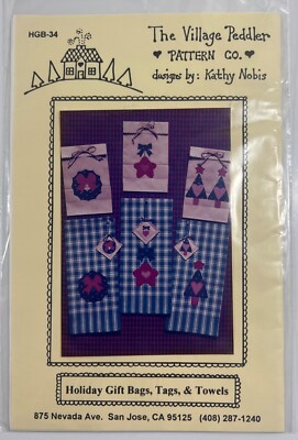 The Village Peddler Pattern Co. 1993 Kathy Nobis HGB -34 Pattern