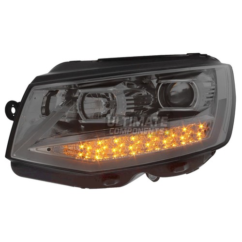 Headlights VW Transporter T6 Van Projector DRL 2015-2020 LED Flashers 1 Pair - Picture 14 of 18