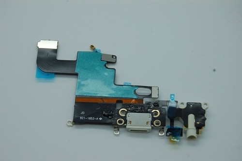 Port USB de Chargement Connecteur Dock Câble Flex avec Mic pour iPhone 6 Blanc - Photo 2/2