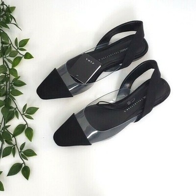 zara flat slingback shoes
