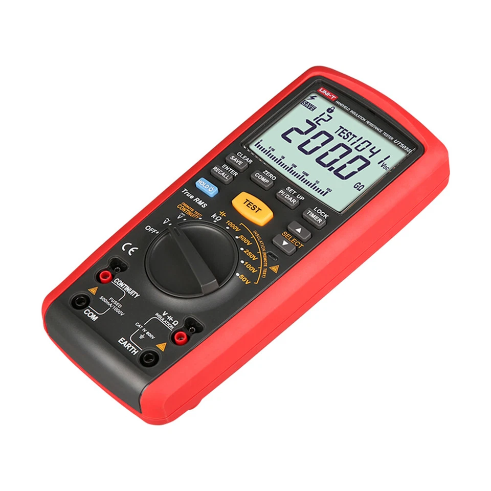 UNI-T UT505B Handheld Digital Insulation Resistance Tester AC/DC Voltage 1000V - Image 4 of 4