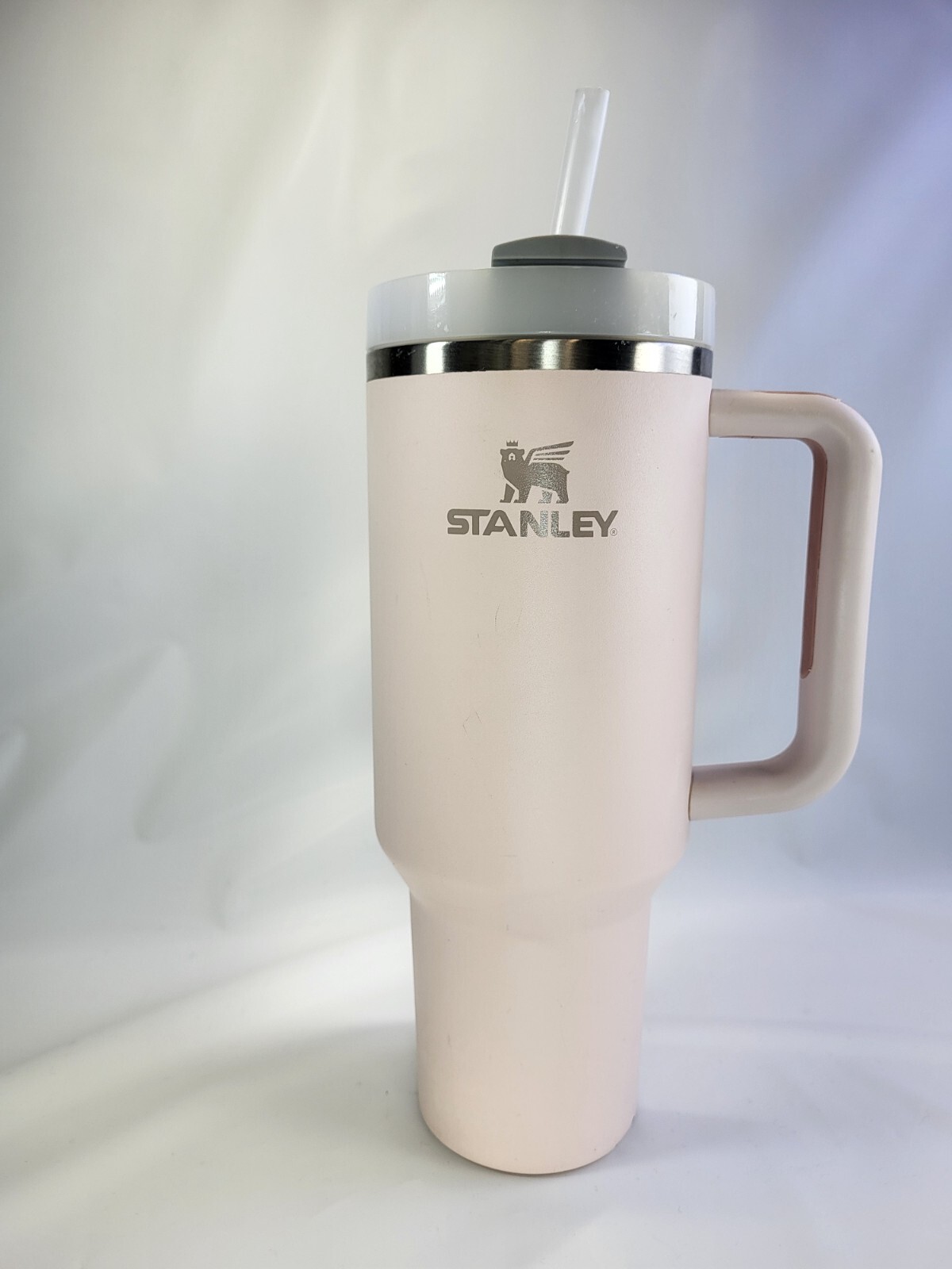 Stanley Cup 40oz Tumbler with Lid Quencher Pink with Straw-image