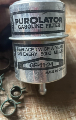 Purolator Vintage Gasoline Gas Fuel Filter GF-11-24 | eBay