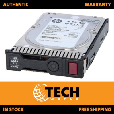 HP 658079-B21 658102-001 2TB 6G 7200RPM SATA LFF 3.5 inch Proliant G8/G9 HDD