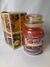 New in Box Retired Black Label Yankee Candle Large Jar Home Sweet Home 22 Oz