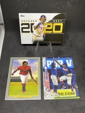 Ronald Acuna Jr 3 Card Lot 2020 Topps Baseball. Turkey Red TR-2, Decade’s Next