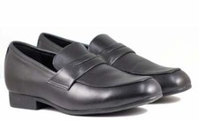 Venettini Boys Dress Black Shoes Chase Smooth Leather Loafer
