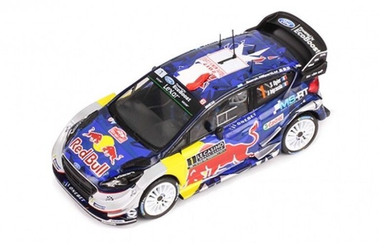 Miniature Ford Fiesta WRC Ixo 1:43, revivez la victoire mythique d'Ogier au Monte Carlo 2017