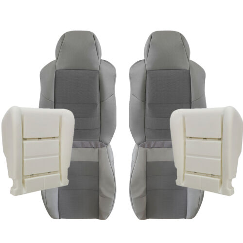 For 2003-2007 Ford F250 F350 Lariat XLT Driver Passenger Cloth Seat Cover / Foam - Picture 22 of 194