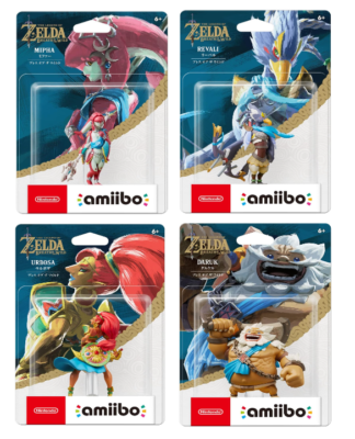 The Legend of Zeld Breath of the Wild Champions Amiibo Daruk,Mipha