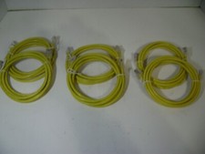 CAT5e Ethernet Cable Cord Lan Computer RJ-45 Patch 6 Feet. Yellow Lot of 6