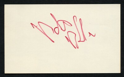Robert Blake signed autograph auto Vintage 3x5 card Actor: Cold Blood BAS Cert