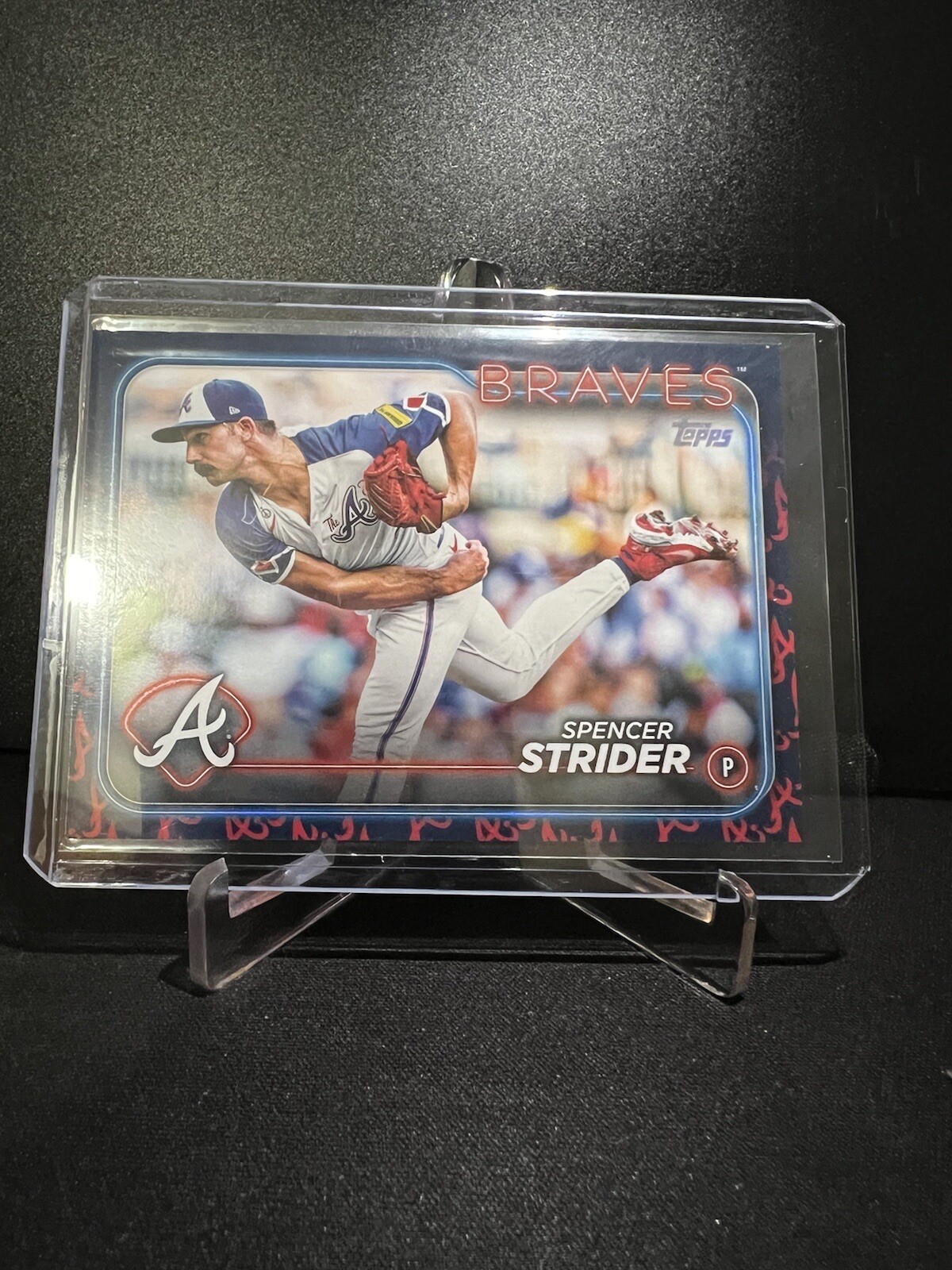 2024 Topps Series 1 Spencer Strider #11 Team Color Variation SSP Atlanta Braves