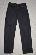 Vintage Levis 550 Orange Tab Jeans Black Sz 36x34 Relaxed Fit Made In USA