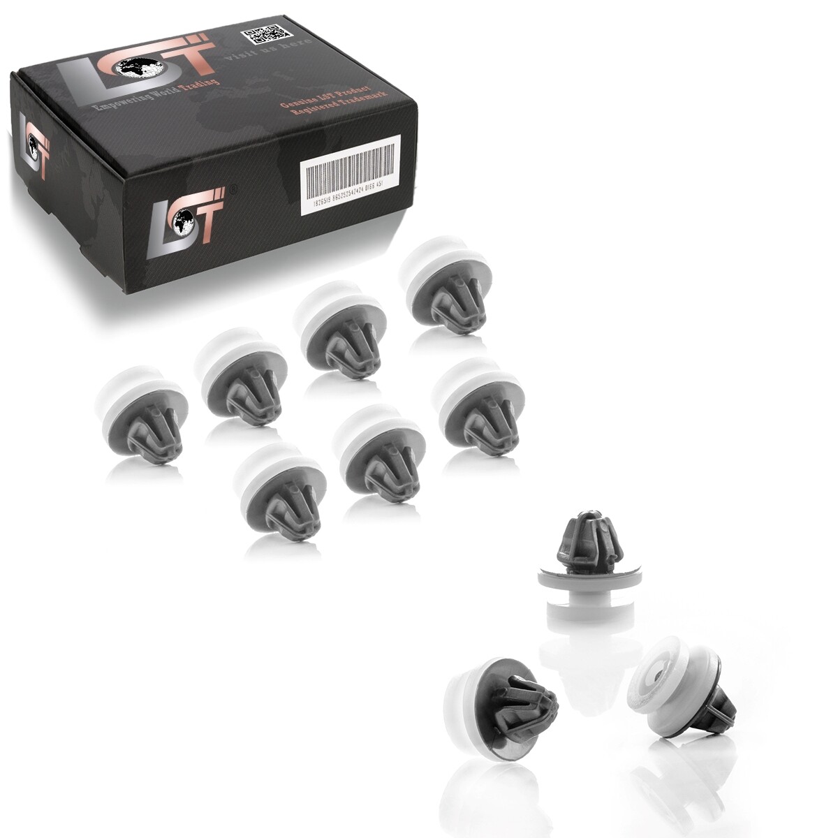 10x Bumper strips tailgate trims fender fastening clips for LAND ROVER