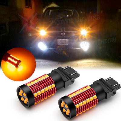 CANbus 3157 LED Bulb Front Turn Signal Light Anti Hyper Flash For